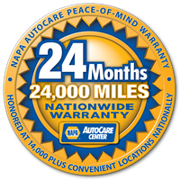 Napa Peace of Mind Warranty - Auto Repair Gettysburg PA